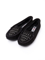 RHINESTONE SLIPEER/ラインストーンスリッパー BLACK/BLACK