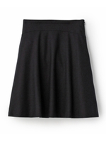 [L]フラノ切り替えスカート/ネイビー(093)