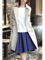 【AZUL by moussy】ミディフレアスカート/NVY