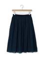 コットンシフォンボイルスカート/ネイビー(093)
