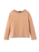 サイドカットニットソー/ダークオレンジ(068)