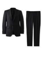 シャドーストライプスーツ/ブラック(019)