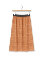 スクエアレーススカート/キャメル(041)