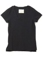 スラブTシャツ/ネイビー