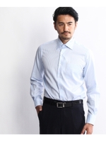 ドビーストライプレギュラーカラーシャツ/ホワイト(001)