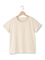 ビジュー付きプルオーバー/ベージュ系(054)