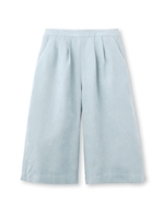 フェイクスエードガウチョパンツ/ライトブルー(091)