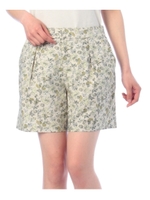 ボタニカル柄ショートパンツ/ナチュラル(750)