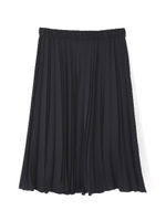 ラングサテンプリーツスカート/ネイビー(120)