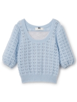 レースキャミセットフワフワニット/ピンク