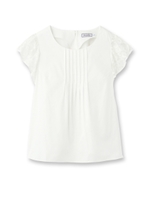 レーススリーブブラウス/ホワイト(001)