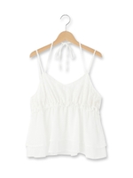 レース使いキャミソール/ダークグリーン(023)