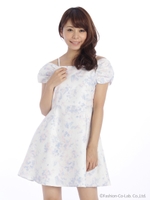 花柄ワンピース/ピンク