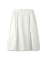 形状記憶グログランスカート/オフホワイト(003)