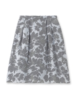 シアーフラワースカート/カーキ(127)