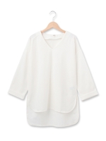 前後アシメチュニックプルオーバー/ベビーピンク(071)