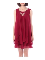 Dorry Doll 2WAYビジューAラインワンピース/ワインレッド(063)