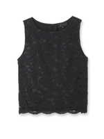 ペイズリーレースブラウス/ブラック(419)