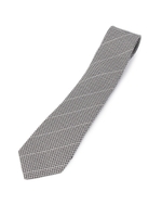 千鳥グレンチェック ネクタイ/ブラック系(215)