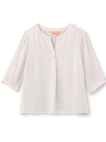 スキッパープリーツプルオーバー/オフホワイト(003)