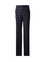 DORMEUIL FLORIDAサマートロチェックドレスパンツ/ネイビー(393)