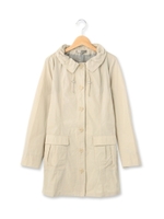 タックポケットつきレインコート/ライトオレンジ(066)