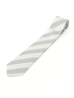 ワイドピッチストライプ ネクタイ/ライトグレー(311)