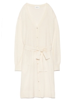 ベルトミディーカーディガン/WHT