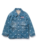 JACKET STAR EMBROIDERY(4T〜7T)/ライトインディゴ