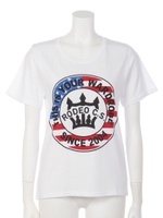 RCS サークルロゴ Tシャツ/柄RED