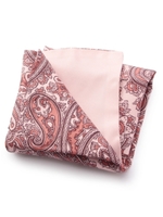 リバーシブルペイズリー柄ポケットチーフ/カーキ(127)