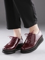 厚底ドレスシューズ/ボルドー