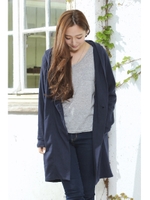 【AZUL by moussy】フーディーショールCTII/T.GRY
