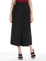 タックフリルワイドパンツ/ピンク