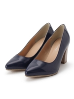 チャンキーヒールパンプス/ネイビー(193)