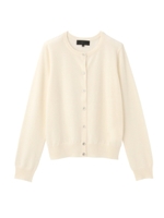 コンパクトウールカーディガン/オフホワイト(003)