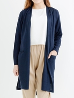 ニュアンスロングカーディガン/ネイビー