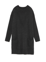 [Balcony and Bed]カシミヤ混レイヤードプルオーバー/CGRY