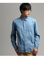 カジュアルデニムシャツ/ライトブルー(091)