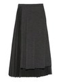 【emmi atelier】プリーツスカート/BLK