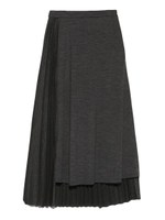 【emmi atelier】プリーツスカート/BLK