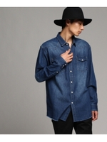 ウェスタンデニムシャツ/ライトブルー(091)