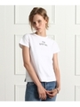 Tu es monn TRESOR オーロラスパンコールロゴTシャツ/ホワイト(001)