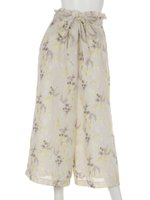 【Auntie Rosa】ボタニカルリボンスカンツ/YEL