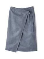 フェイクスウェードラップスカート/ピンク(090)