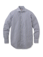 ブロードギンガムシャツドレス/ネイビー(293)