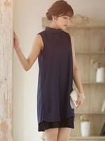FO ロールカラーワンピース[フォーマル/オケージョン]/キャメルベージュ