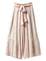 フラワージャガードロングパンツ/PNK