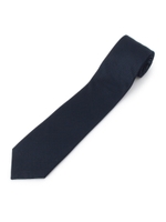 BREUER シルクSOLIDネクタイ/ネイビー系(019)