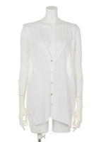 【Auntie Rosa】Backレースロングカーディガン/BEG